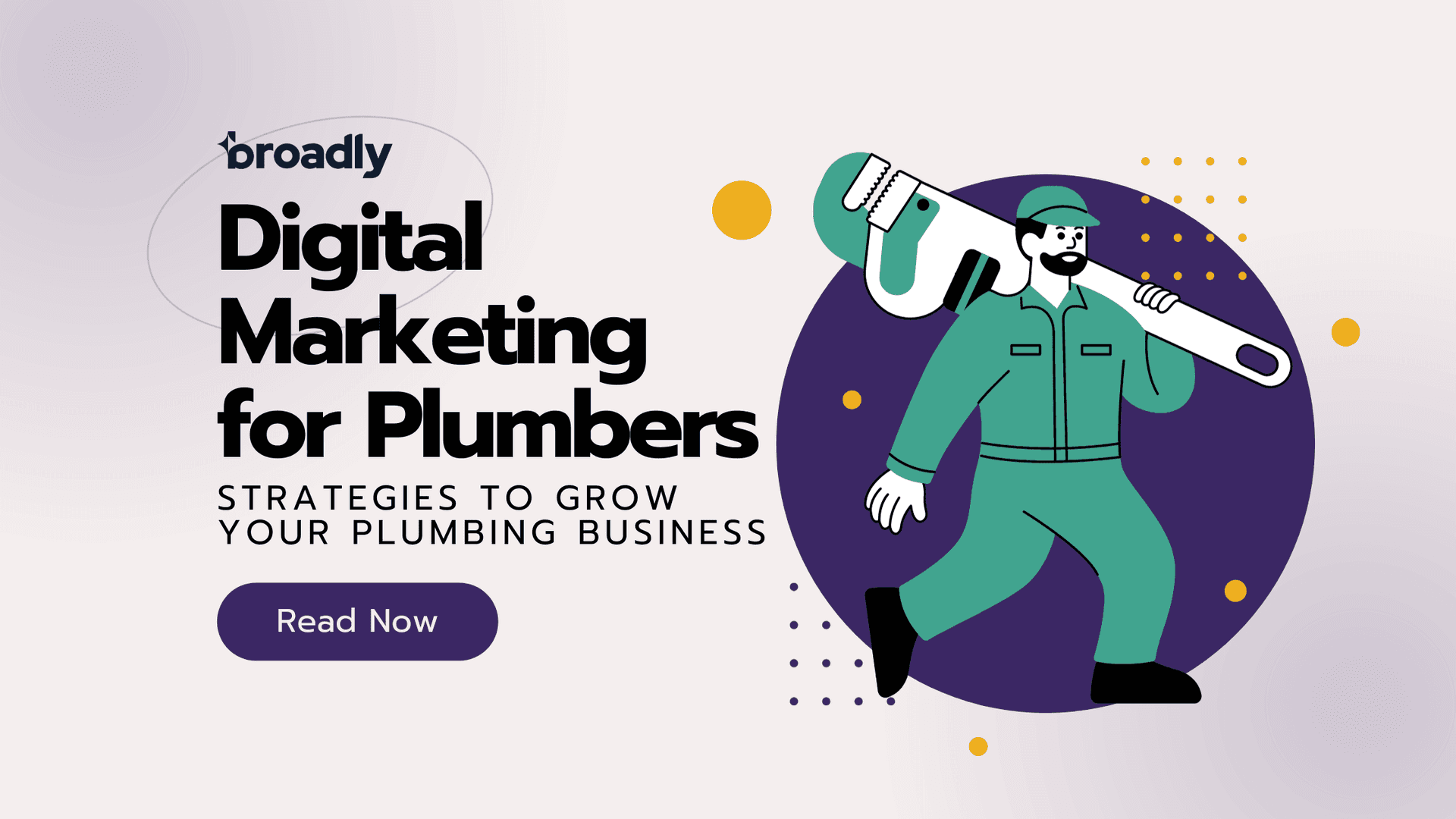 Plumber in teal uniform with wrench for Digital Marketing for Plumbers growth strategies