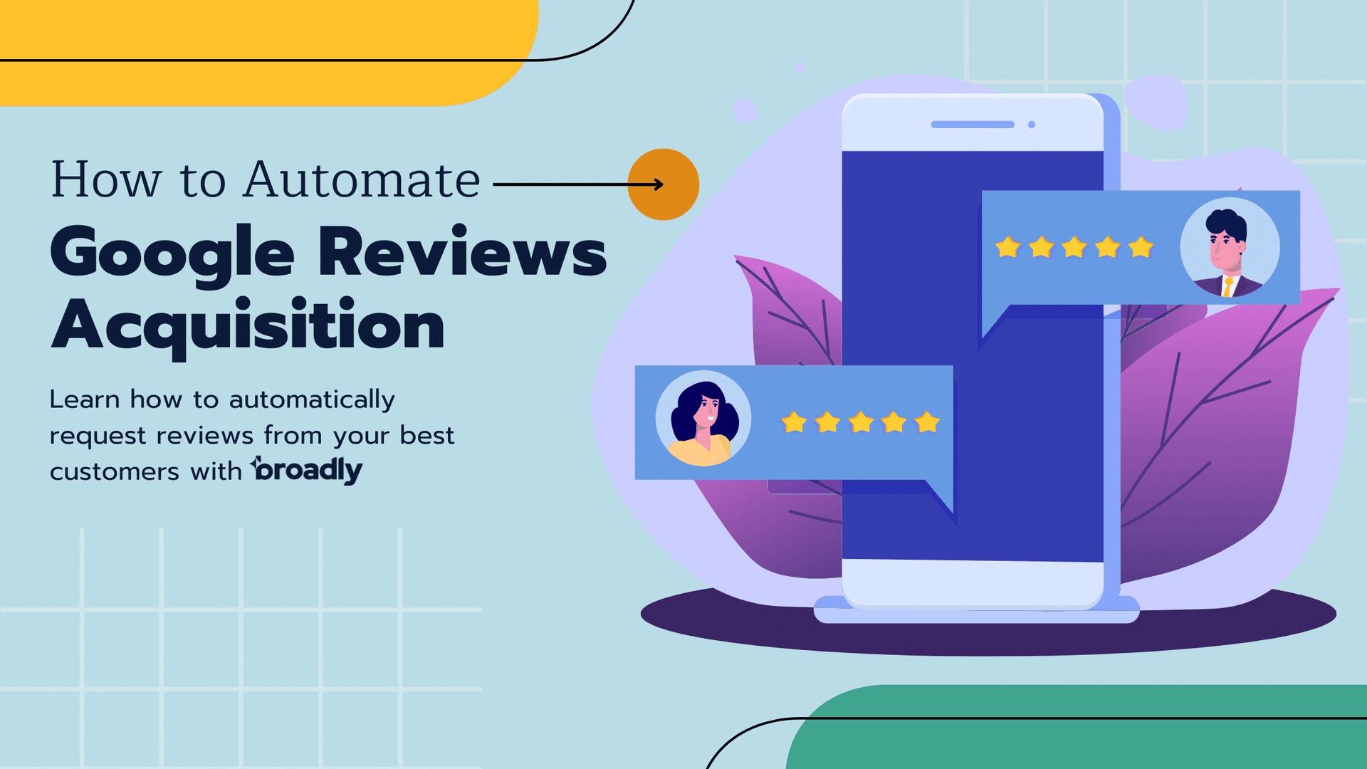 Illustration: How to Automate Google Reviews Acquisition with 5-star ratings