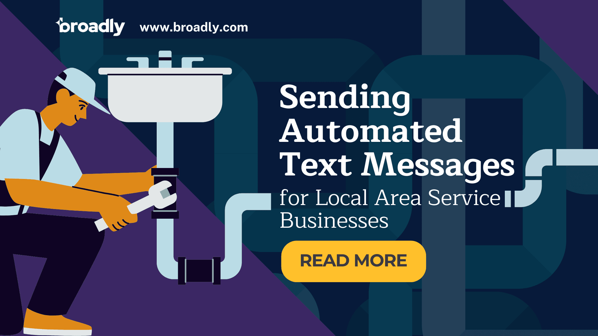 Blog banner: Sending Automated Text Messages for Local Area Service Businesses