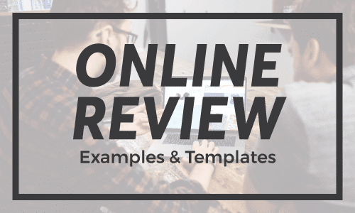 Online Review Examples