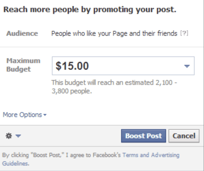 promoting your Facebook page