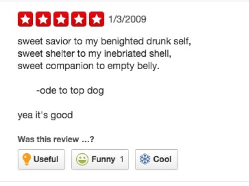 yelp reviewers are idiots reddit